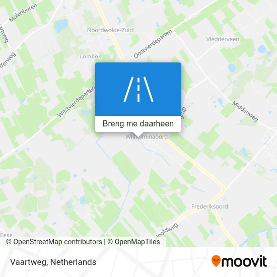 Vaartweg kaart