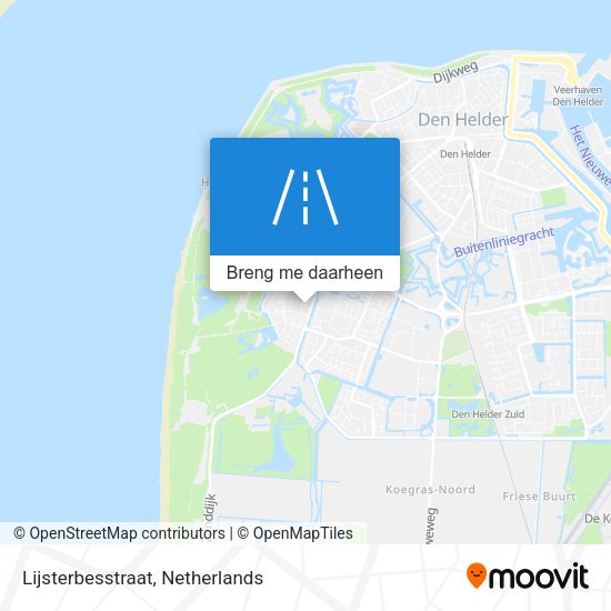 Lijsterbesstraat kaart