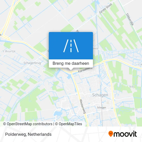 Polderweg kaart