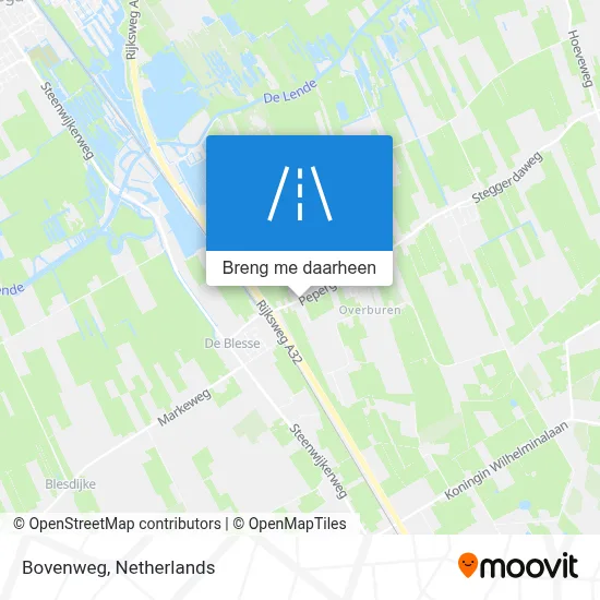 Bovenweg kaart