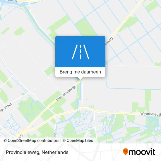 Provincialeweg kaart