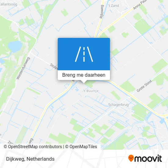 Dijkweg kaart