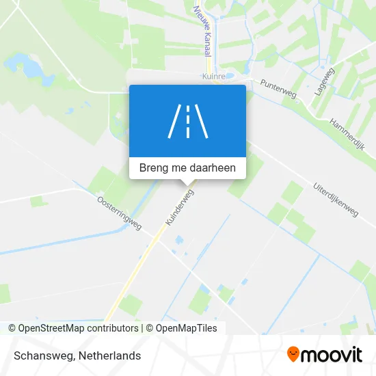 Schansweg kaart