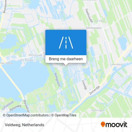 Veldweg kaart