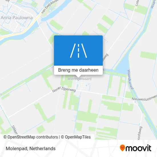 Molenpad kaart
