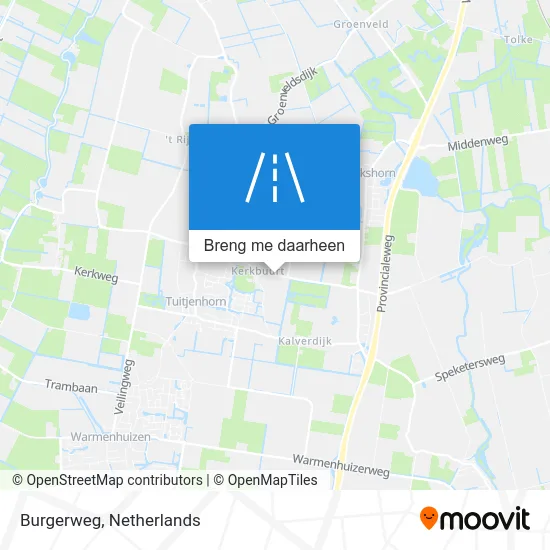 Burgerweg kaart