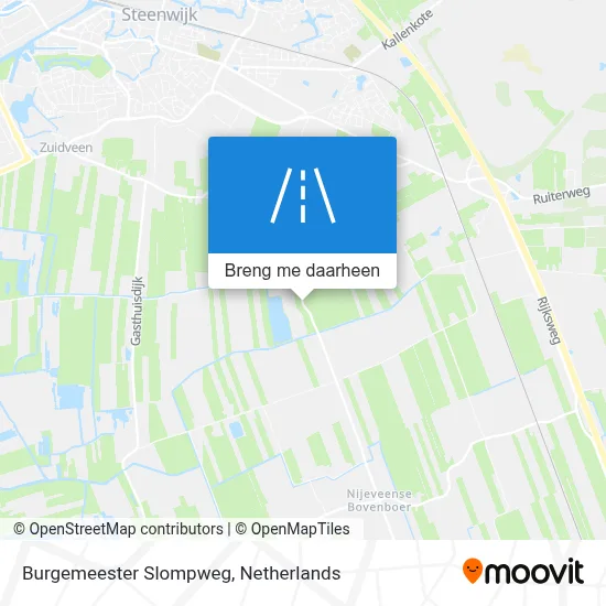 Burgemeester Slompweg kaart