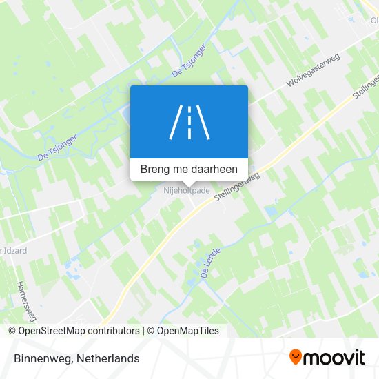 Binnenweg kaart