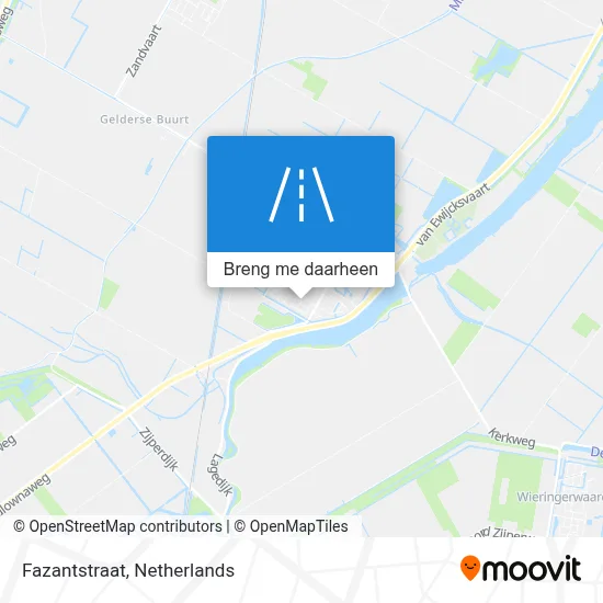 Fazantstraat kaart