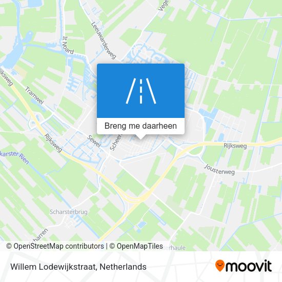 Willem Lodewijkstraat kaart