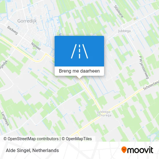 Alde Singel kaart