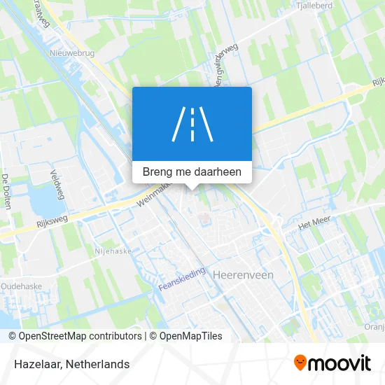Hazelaar kaart