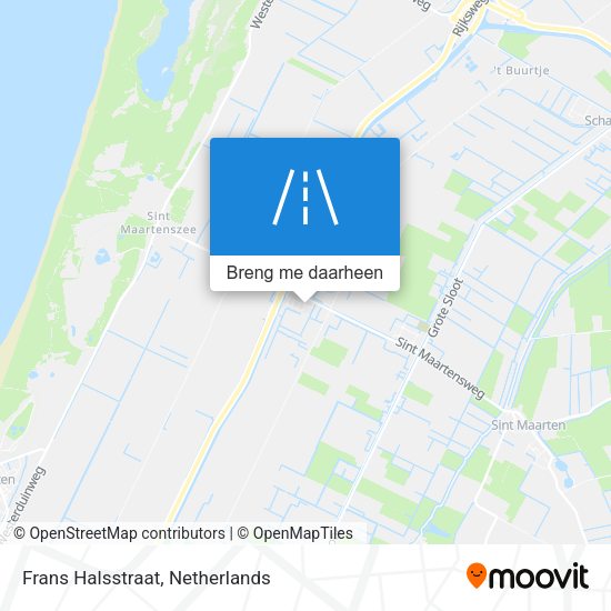 Frans Halsstraat kaart