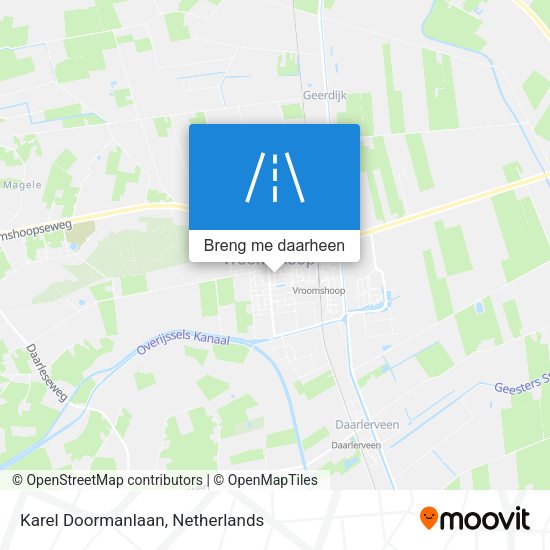 Karel Doormanlaan kaart