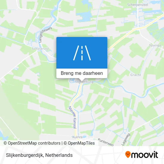 Slijkenburgerdijk kaart