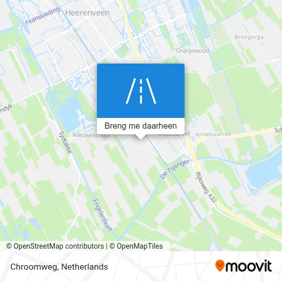 Chroomweg kaart