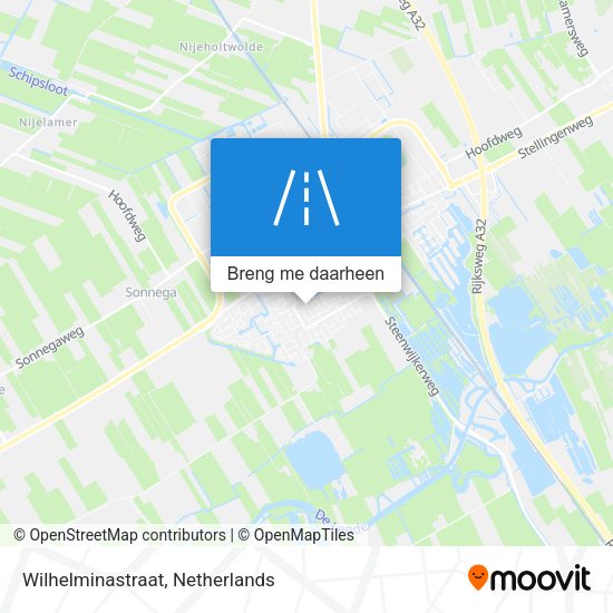 Wilhelminastraat kaart