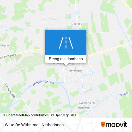 Witte De Withstraat kaart