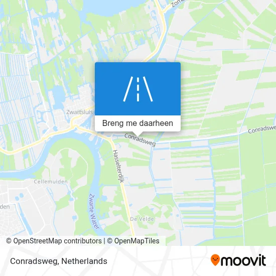 Conradsweg kaart