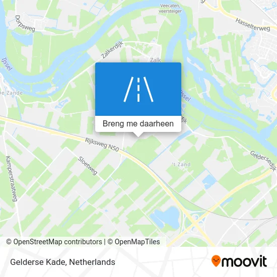 Gelderse Kade kaart