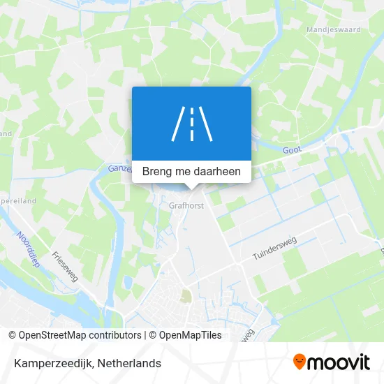 Kamperzeedijk kaart