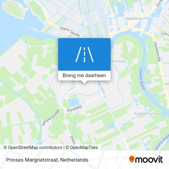 Prinses Margrietstraat kaart