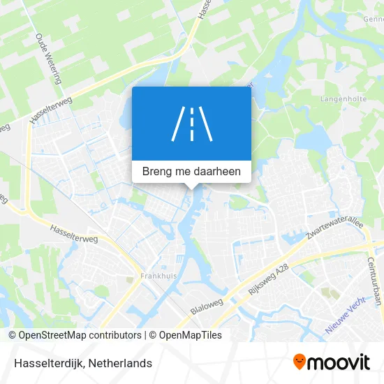 Hasselterdijk kaart