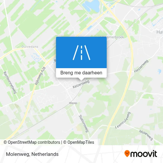 Molenweg kaart