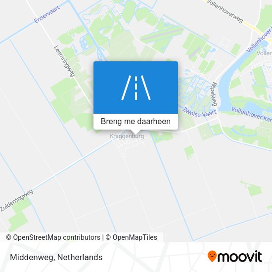 Middenweg kaart