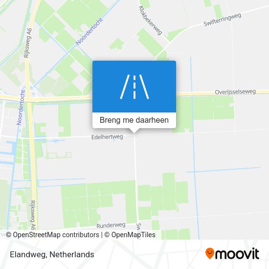 Elandweg kaart