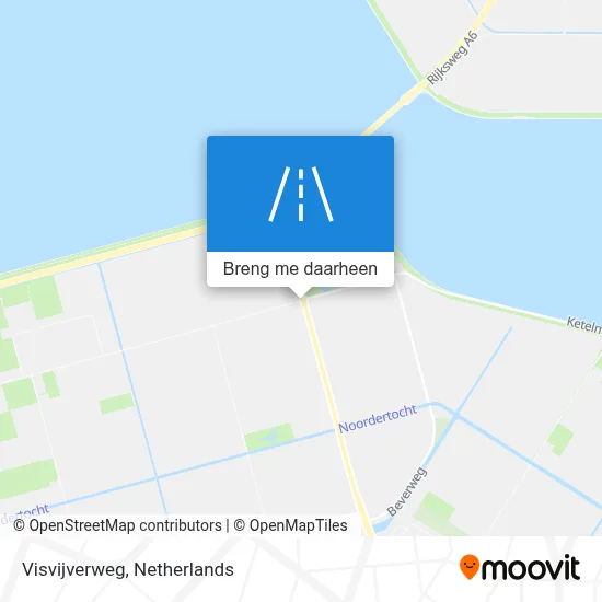 Visvijverweg kaart