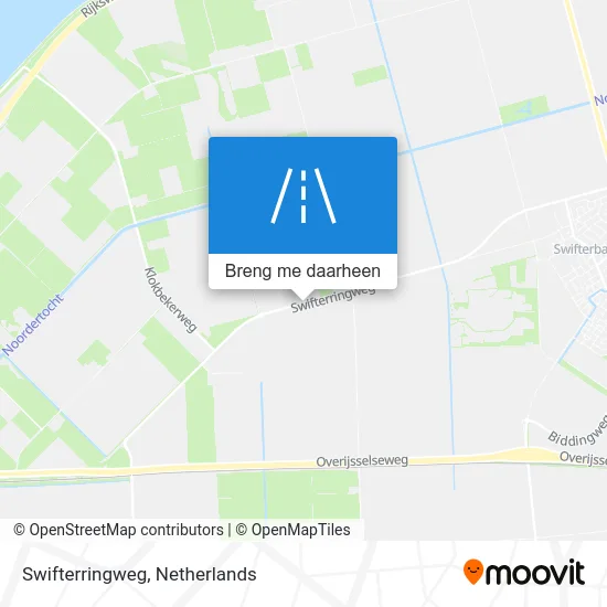 Swifterringweg kaart