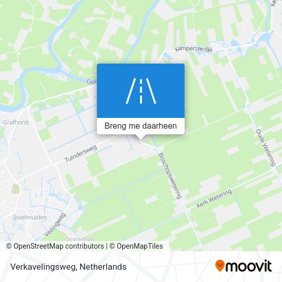 Verkavelingsweg kaart