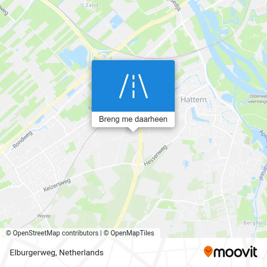 Elburgerweg kaart