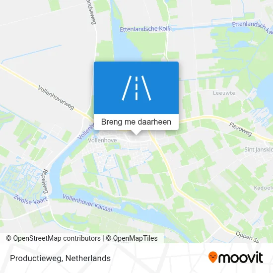 Productieweg kaart