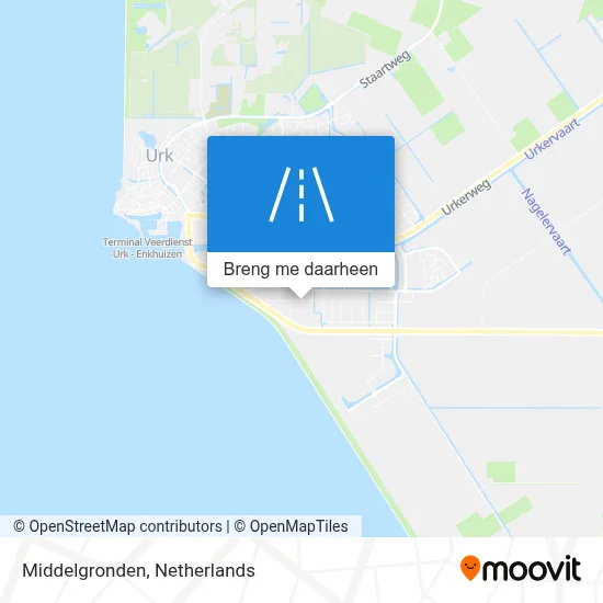 Middelgronden kaart