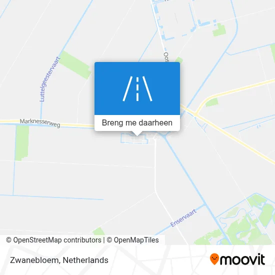 Zwanebloem kaart