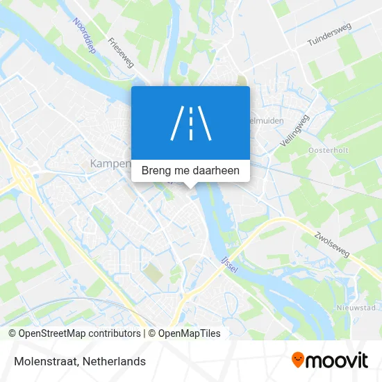 Molenstraat kaart