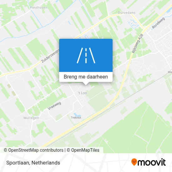 Sportlaan kaart