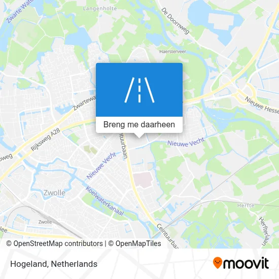 Hogeland kaart