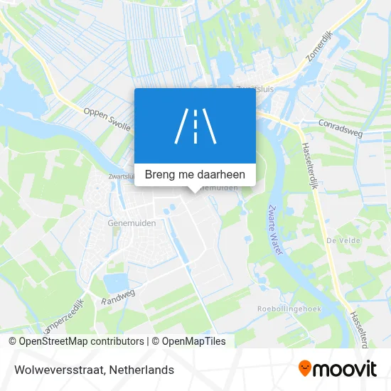 Wolweversstraat kaart