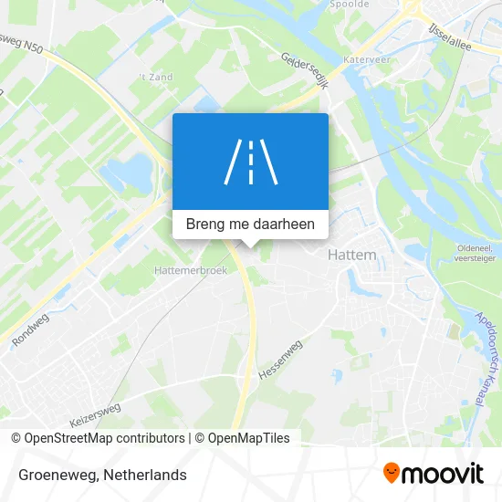 Groeneweg kaart