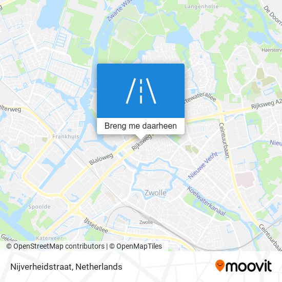 Nijverheidstraat kaart