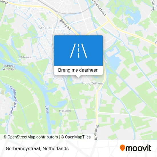 Gerbrandystraat kaart