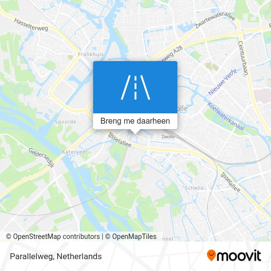 Parallelweg kaart