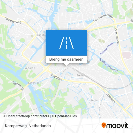 Kamperweg kaart