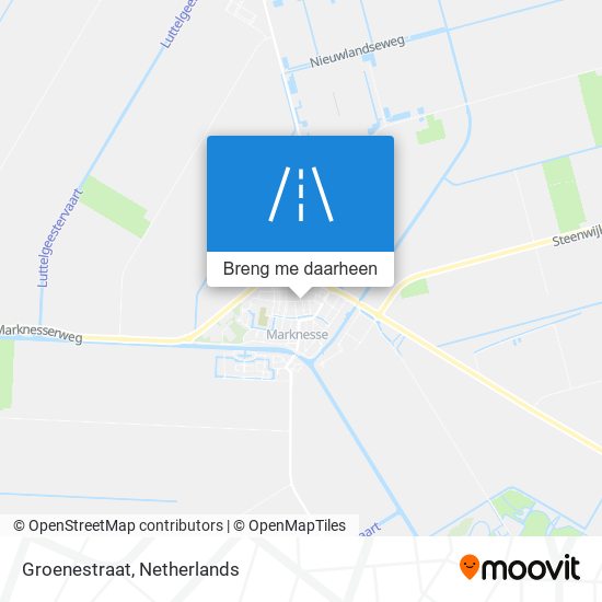 Groenestraat kaart