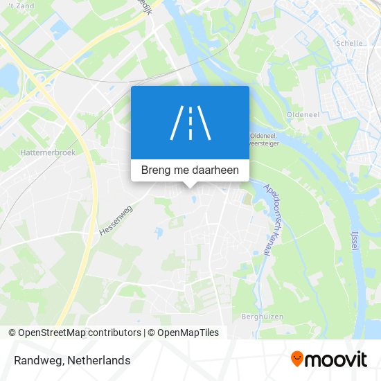 Randweg kaart