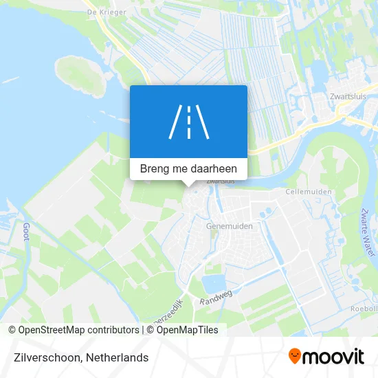 Zilverschoon kaart