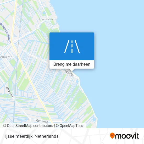 Ijsselmeerdijk kaart